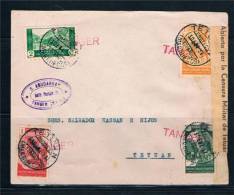 1937  TANGER A TETUAN EDIFIL 133-134-136-137 - Maroc Espagnol