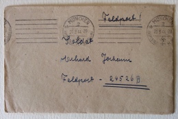 Feldpost Munchen Data 20/03/1944 Manoscritto - Dokumente
