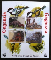 MOLDAVIE Oiseaux, Rhinoceros, Mammiferes, Singes, Feuillet  Neuf Sans Charniere (MNH) Emis En 1995 - Other & Unclassified