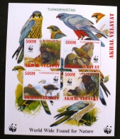 TURMENISTAN OISEAUX Mammiferes, Feuillet  Neuf Sans Charniere (MNH) Emis En 1995 - Andere & Zonder Classificatie