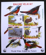 TURMENISTAN Oiseaux, Faune Marine Feuillet  Neuf Sans Charniere (MNH) Emis En 1995 - Andere & Zonder Classificatie