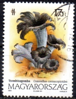 HUNGARY 1993 Fungi -  17fo. - Death Trumpet  FU - Used Stamps