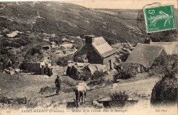 SAINT-HERBOT MOULIN DE LA CASCADE DANS LA MONTAGNE ANIMEE - Saint-Herbot