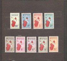 MADAGASCAR  POSTE AERENNE N° 16/24 NEUF * - Airmail