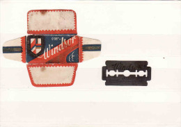 Old Razor Blade+wrappers-Rasierklinge+Verpackungen-Enveloppeur+lames De Rasoir-LAMETTA DA BARBA, Vindsor - Razor Blades