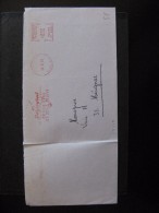 O.M. 279 -  TB Enveloppe Sans Timbre . De Sarlat Pour Mérignac ( 10/02/1969). - Oblitérations Mécaniques (Autres)