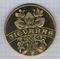 Lithuania USSR 1989 Vilnius, Music Musique, Medal Medaille, Folk Company, Folklore Ensemble "Jievaras" Song & Dance - Unclassified