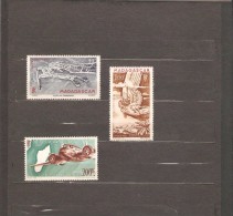 MADAGASCAR  POSTE AERIENNE N° 63/64A NEUF * - Luftpost