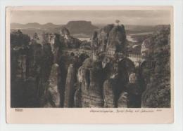 Basteibrücke Mit Lilienstein - Bastei (sächs. Schweiz)