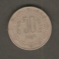 INDIA   50 PAISE  1985  (KM # 6.5) - Indien