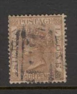 SIERRA LEONE 1884 4d Brown QV U SG 33 AW12 - Sierra Leone (...-1960)