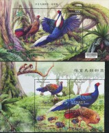 Taiwan 2014 Birds 4v+M/S MNH - Ours