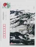 Antarctica Landscape,China 1999 Xiahua TV Set Product For Zhongshan Station Advertising Postal Stationery Card - Other & Unclassified