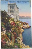 Cpa MONACO  Le  Musée Ocanographique Et Les Jardins Du Rocher - Musée Océanographique