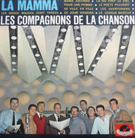 LP 25 CM (10")  Les Compagnons De La Chanson / Charles Aznavour / Alain Barrière  "  La Mamma  " - Formats Spéciaux