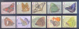 Belgie - 2014 - OBP - Vlinders - Marijke Meersman  - Gestempeld  -  Zonder Papierresten - Used Stamps