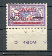 Memel 120II DRUCKDATUM Und ABART* BPP (G9539 - Memel (Klaipeda) 1923