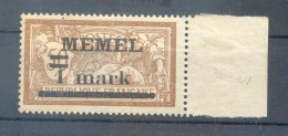 Memel 26yI ABART* BPP 90EUR (G9568 - Memelland 1923