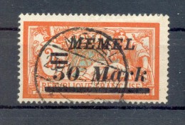 Memel 97II ABART Gest. BPP 300EUR (G9559 - Memelland 1923