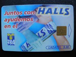 Chip Phone Card From Mexico, Ladatel Telmex, Promotion Halls Hands - Mexico