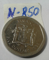 Jamaique Jamaica 5 Dollars 1995 KM 163   ( Lot - N -850) - Jamaique
