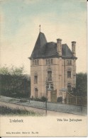 Linkebeek.  -  Villa Van Bellinghem;   Prachtige Gekleurde Kaart;  1900 - Linkebeek