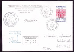 Lettre Terres Australes Et Antarctiques Françaises - Sonstige & Ohne Zuordnung