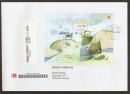 Portugal Açores FDC Recommandée Bloc Europa CEPT 2010 Livres D´enfants Azores Souvenir Sheet R FDC Children´s Books - 2010