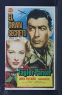 Original Old Cinema/ Movie Advertising Image - Movie: Above And Beyond - Robert Taylor, Eleanor Parker, James Whitmore - Cinema Advertisement