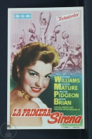 Original Old Cinema/ Movie Advertising Image - Movie: Million Dollar Mermaid - Esther Williams, Victor Mature - Cinema Advertisement
