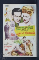 Original Old Cinema/ Movie Advertising Image - Movie: Lady In The Dark - Ginger Rogers, Ray Milland, Warner Baxter - Cinema Advertisement
