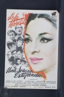 Original Old Cinema/ Movie Advertising Image - Movie: Una Señora Estupenda - Lola Flores Spanish Actress - Cinema Advertisement