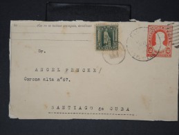 CUBA- Entier Postal ( Recollage)  Pour Santiago   A Voir  P4608 - Cartas & Documentos