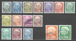 Germany Saarland 1957 From Mi 409-428 Canceled - Usados