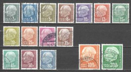 Germany Saarland 1957 From Mi 409-428 Canceled - Gebruikt