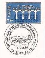 France (1984) - Bordeaux - Minéraux, Fossiles / Minerals, Fossils. Poisson Fossilisé / Fossilized Fish: Dapalis Macrurus - Fossilien