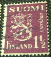 Finland 1930 Lion 1.5m - Used - Unused Stamps