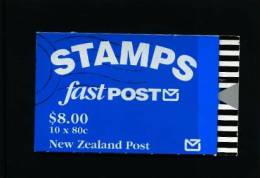 NEW ZEALAND - 1993  $ 8  BOOKLET  FASTPOST (FALCON Perf. 14½x14)  MINT NH - Carnets