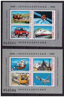ROMANIA 1988 Intereuropa DISCOVERY OF AMERICA CHRISTOPHER COLUMBUS,  MNH - Cristóbal Colón
