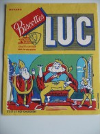 BUVARD LUC BISCOTTES. C'EST LE ROI DAGOBERT. Chanson Enfantine. Années 50. Etat Bon. Saint ELOI - Zwieback