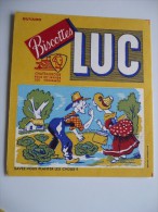 BUVARD LUC BISCOTTES. SAVEZ VOUS PLANTER LES CHOUX ? Chanson Enfantine. Années 50. TRES BON ETAT. CAMPAGNE PAYSAN FEMME - Zwieback