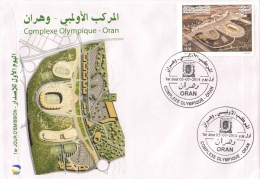 ALG Algeria N° 1691 FDC OBLITERATION D'ORAN Nouveau Complexe Olympique D'Oran - Stade Stadium Football Soccer - Covers & Documents