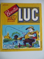 BUVARD LUC BISCOTTES. Le PECHEUR Et Le Petit POISSON. Années 50. BON ETAT - Zwieback