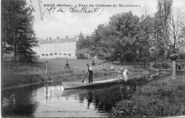 CPA - ANSE (69) - Lavandière Sur Le Ponton Et Parc Du Château De Meximieux - Anse