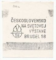 J0914 - Czechoslovakia (1945-79) Control Imprint Stamp Machine (R!): Czechoslovakia At World Exhibition In Brussels (SK) - 1958 – Bruselas (Bélgica)