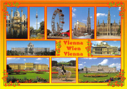 Zs51937 Austria Vienna Peterchurch Stephansdom Castle Multiview Donauturm Television Tower - Vienna Center