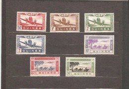GUINEE  POSTE AERIENNE N° 10/17   NEUF * Manque N 14 - Unused Stamps