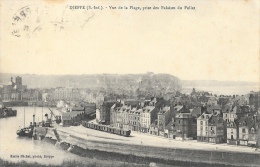 Dieppe (Seine-Inférieure) - Vue De La Plage, Prise Des Falaises Du Pollet - Edition Emile Michel - Dieppe