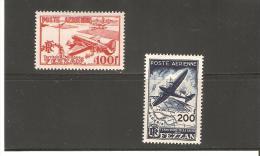 FEZZAN   POSTE AERIENNE N °4/5  NEUF * - Unused Stamps