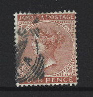 Jamaica 1883 QV 4d Orange Brown GU - Jamaica (...-1961)